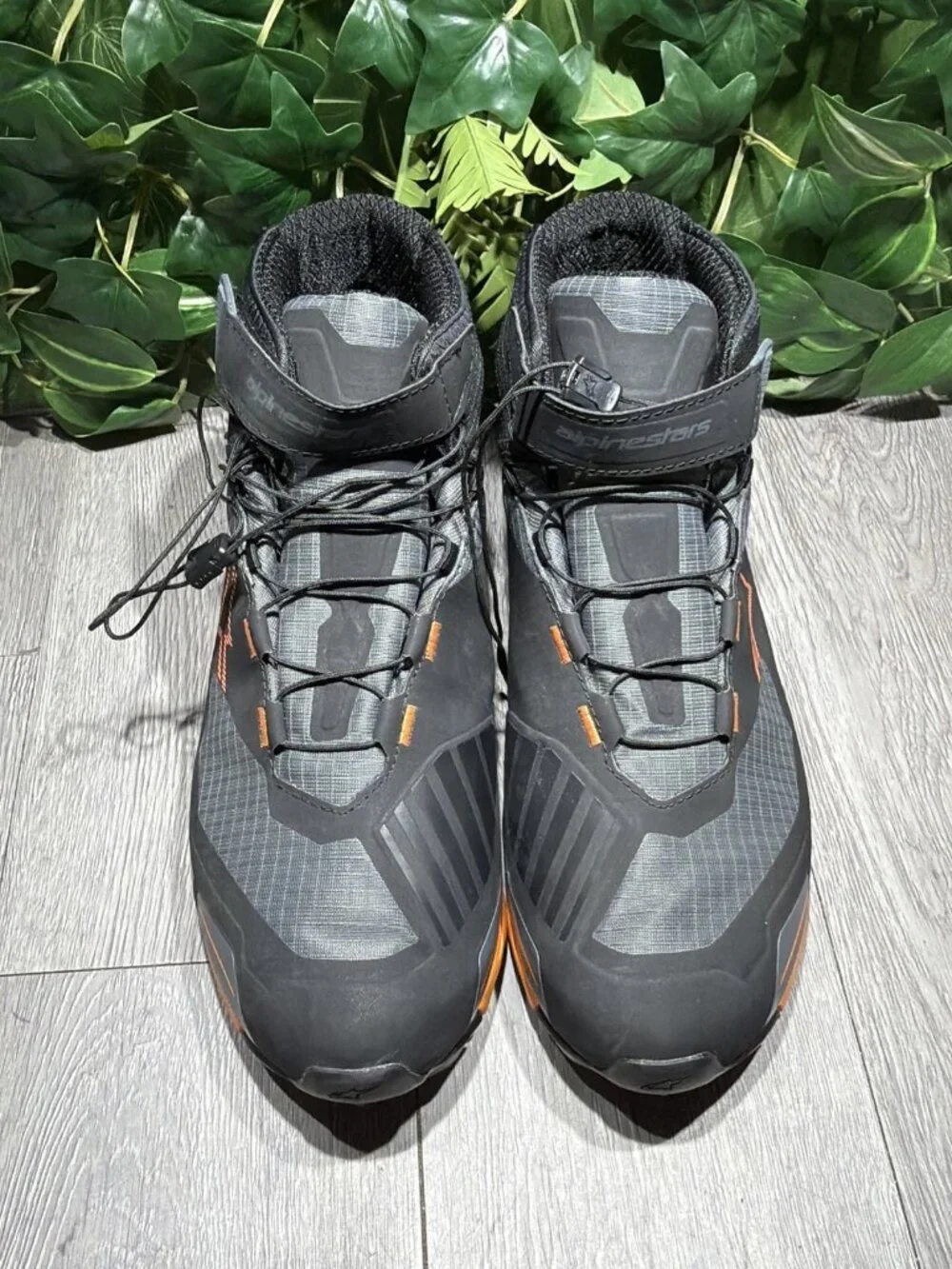 MENS ALPINESTARS CR-X DRYSTAR RIDING SHOES BLACK HONDA EDITION DIRTBIKE 12 EUC
